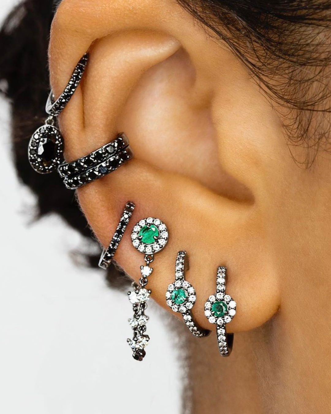 Black Queen Mini Hoop