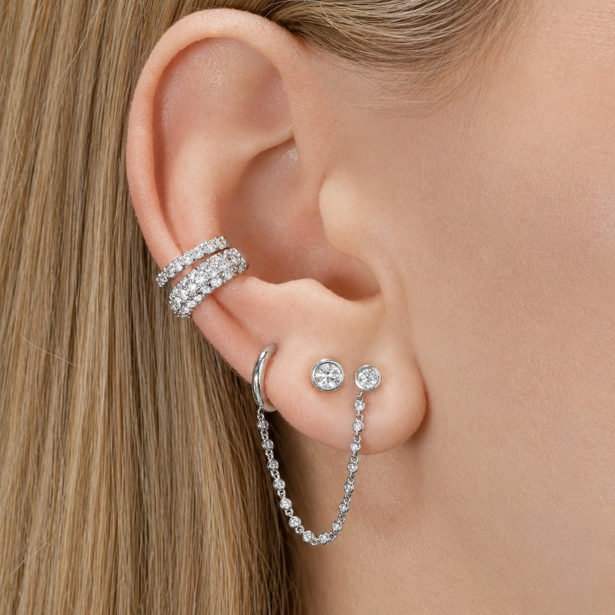 Diamond Earcuffs