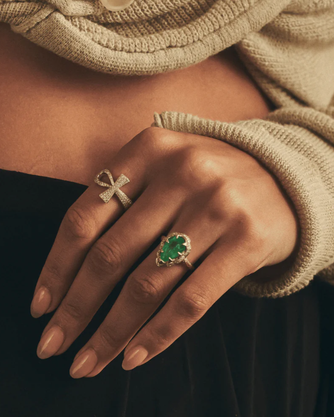 _Gold Ankh Ring