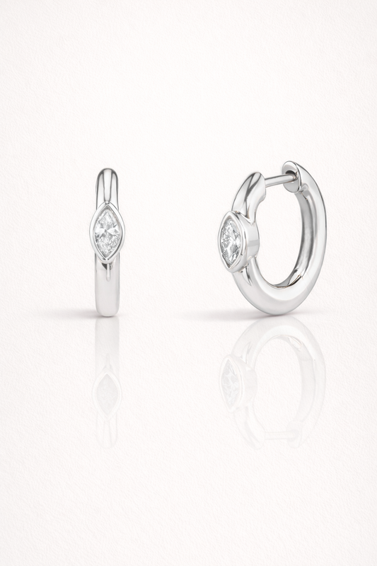 Mini Marquise 6,7mm Argenté