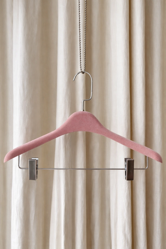 _Cintre en velour (lot de 5) Tige pantalon